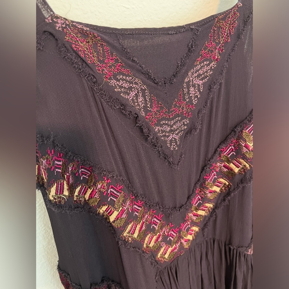Maeve Gauzy Mini Dress